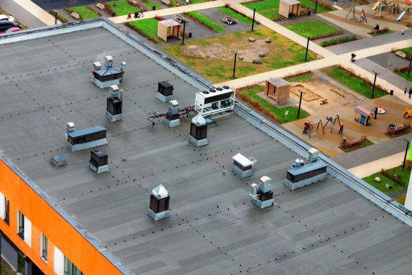 Flat Roof Inspection in South Windsor