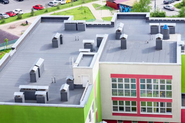 Commercial Flat Roof Repair in South Windsor